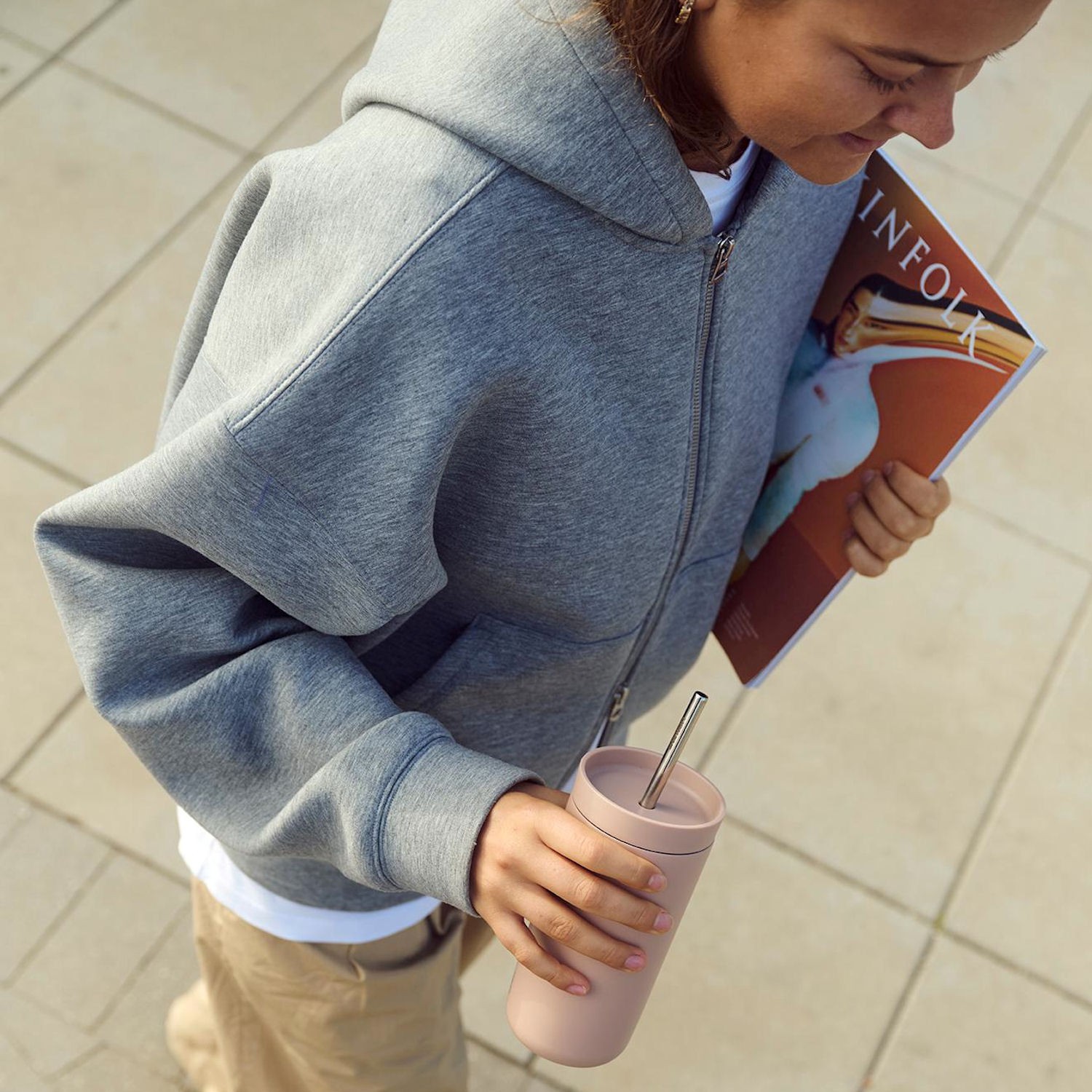 Stelton To Go Sip kubek termiczny ze s�omk�