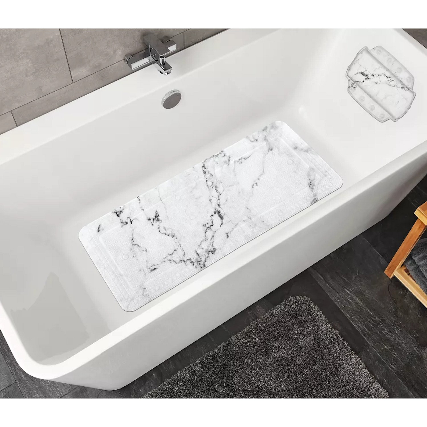 Kleine Wolke Marble Mata antypolizgowa do wanny