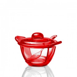 Guzzini Gocce cukiernica, czerwona