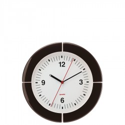 Guzzini I-Clock zegar �cienny, czarny