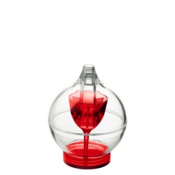 Guzzini Feeling cukiernica z dozownikiem, czerwona