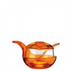 Guzzini Murano cukiernica, pomara�czowa