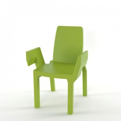 Slide Doublix krzeso, kolor zielony