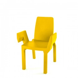 Slide Doublix krzes�o, kolor ��ty