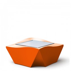 Slide Kami Ni st�, kolor pomara�czowy lakierowany