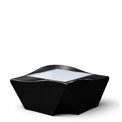 Slide Kami Ni st�, kolor czarny lakierowany