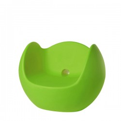 Slide Blos fotel w kolorze zielonym