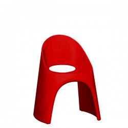 Slide Amelie krzeso w kolorze czerwonym