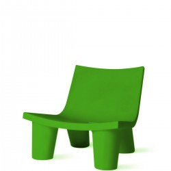 Slide Low Lita krzeso w kolorze zielonym