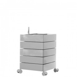 MAGIS 360 Container podrczna szafka z picioma szufladami, kolor jasny szary