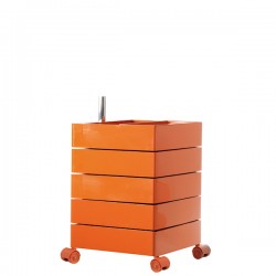 MAGIS 360 Container podrczna szafka z picioma szufladami, kolor pomaraczowy