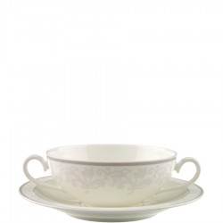 Villeroy & Boch Gray Pearl bulionwka ze spodkiem