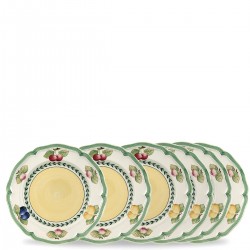 Villeroy & Boch French Garden zestaw talerzy niadaniowych, 6 sztuk