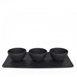 Villeroy & Boch Manufacture Rock zestaw miseczek do dip�w