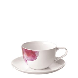 Villeroy & Boch Rose Garden filianka niadaniowa ze spodkiem