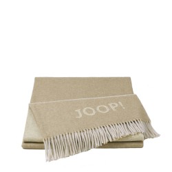 JOOP! Wool Fine Beige pled weniano-kaszmirowy