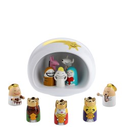 A di Alessi Presepe Szopka porcelanowa