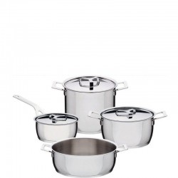 A di Alessi Pots & Pans Komplet garnkw 7 elementw