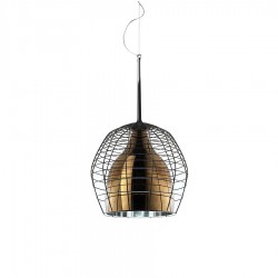 Diesel Foscarini Cage lampa wiszca, kolor brzowy