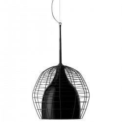 Diesel Foscarini Cage lampa wiszca, kolor czarny