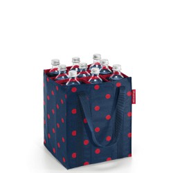 Reisenthel Bottlebag Torba na butelki, mixed dots red