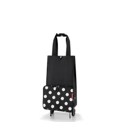 Reisenthel dots white Wzek FOLDABLETROLLEY