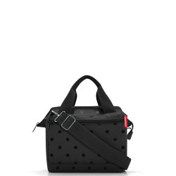 Reisenthel ALLROUNDER CROSS, glossy dots black Torba