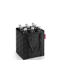 Reisenthel BOTTLEBAG, glossy dots black Torba na butelki
