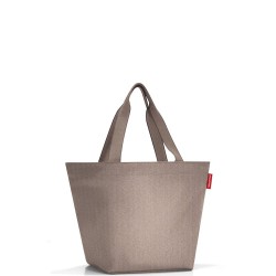 Reisenthel SHOPPER M, herringbone mokka Torba na zakupy