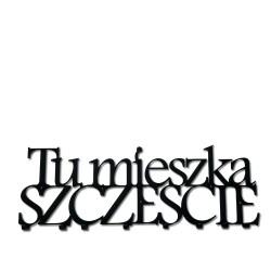 Briso Design Tu mieszka SZCZʦCIE  wieszak na ubranie