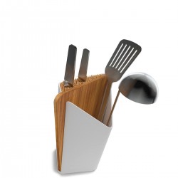 Forminimal Utensil holder pojemnik na narzdzia kuchenne + blok na noe z desk