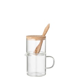 Bloomingville Milk Jug & Sugar Cukiernica z mlecznikiem