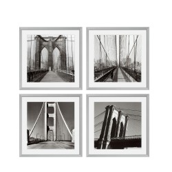 Eichholtz New York Bridges EC193 zestaw 4 fotoobrazw