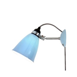 Original BTC Hector Medium Dome Light Blue lampa �cienna, kinkiet