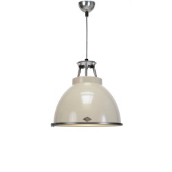 Original BTC Titan Size 1 Pendant Etched Glass lampa wisz�ca