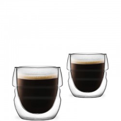 Vialli Design Sferico Komplet 2 szklanek z podwjn ciank do espresso