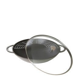 Staub STAUB Wok eliwny z pokrywk