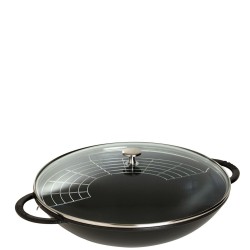 Staub STAUB Wok eliwny z pokrywk