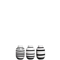 KAHLER DESIGN Omaggio Zesaw 3 wazonw