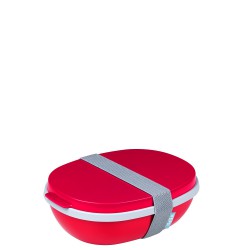 Mepal Ellipse Duo Lunchbox, Nordic Red