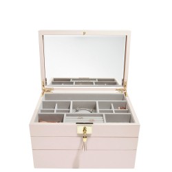 Stackers Loves Luxury Potrjne pudeko na biuteri z pokrywk i lusterkiem