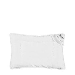 MyAlpaca Baby Poduszka płaska, biała lamówka, 35x55 cm