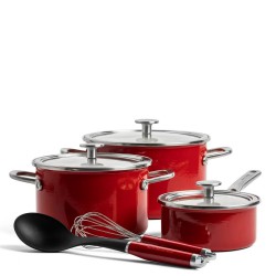 KitchenAid Steel Core Enamel Zestaw garnkw z akcesoriami