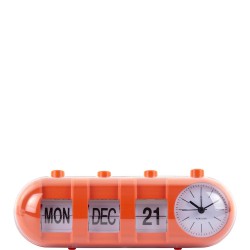 Karlsson Retro Tube Calendar Flip Budzik
