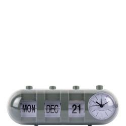 Karlsson Retro Tube Calendar Flip Budzik