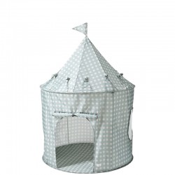 3 sprouts Recycled Gingham Blue Namiot dla Dzieci