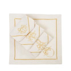 Roseberry Home Goldenline serwetki, 4 sztuki