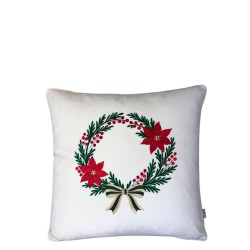 Nija Lora christmas wreath Poduszka dekoracyjna