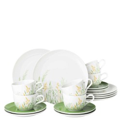 Seltmann MEADOW GRASSES GREEN Serwis kawowy dla 6 osb