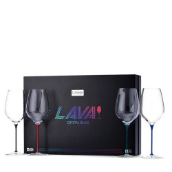 Cheer Moda Lava Glass Zestaw kieliszkw do wina
